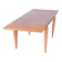 Art Deco Oak & Spruce Folding Table attributed to J. Leleu, France, 1920s