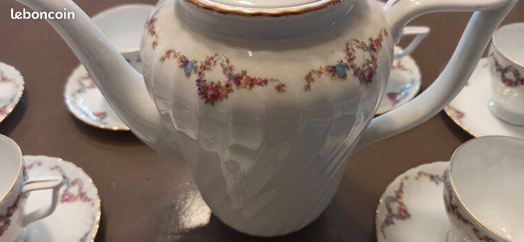 Bavarian porcelain coffee service