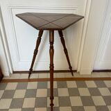 Old tripod side table