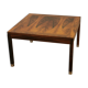 Scandinavian square rosewood coffee table