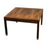 Scandinavian square rosewood coffee table