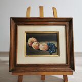 Nature morte, huile sur panneau