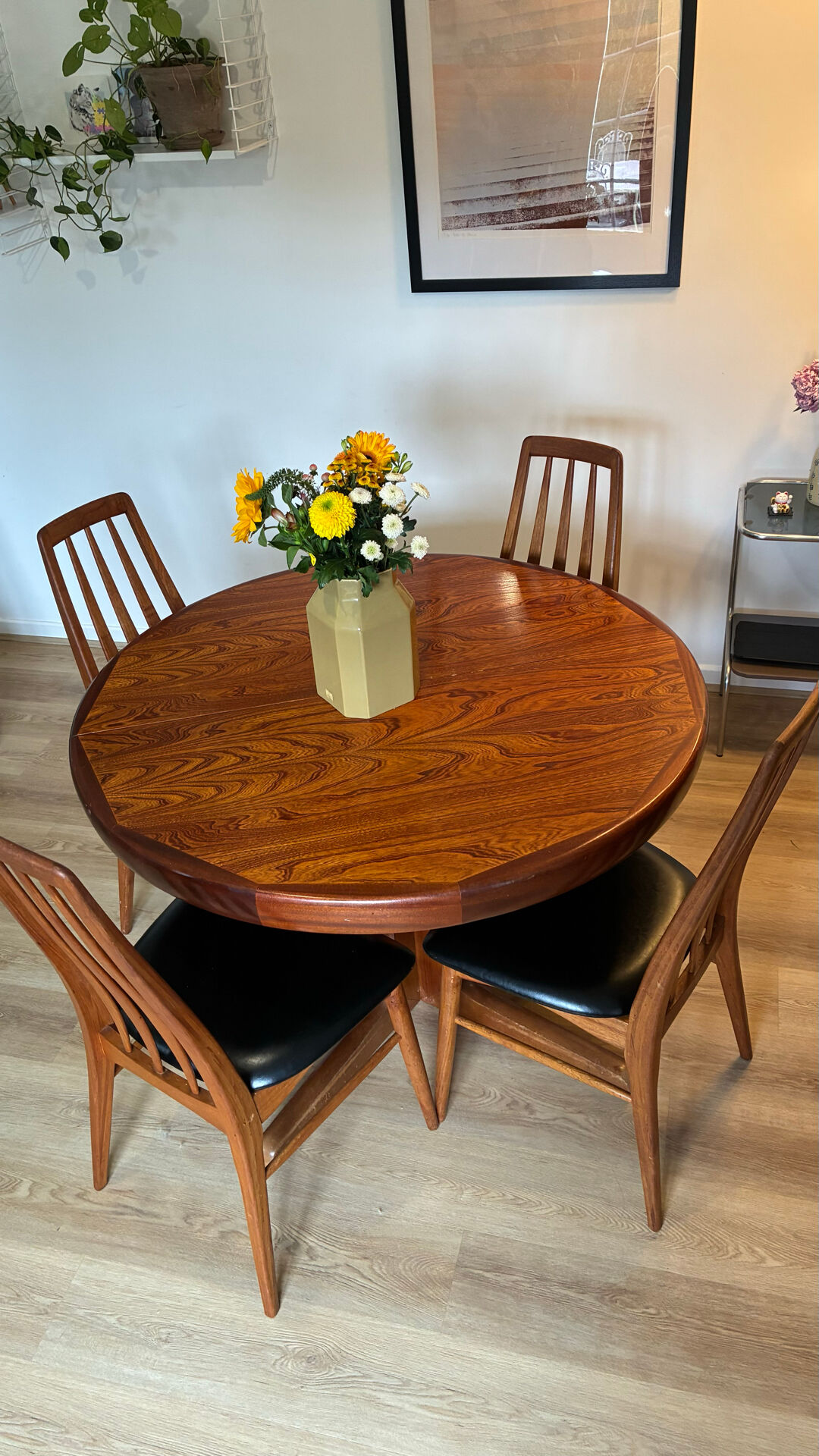 5 Niels Koefoed teak chairs stamped – Denmark – Scandinavian design