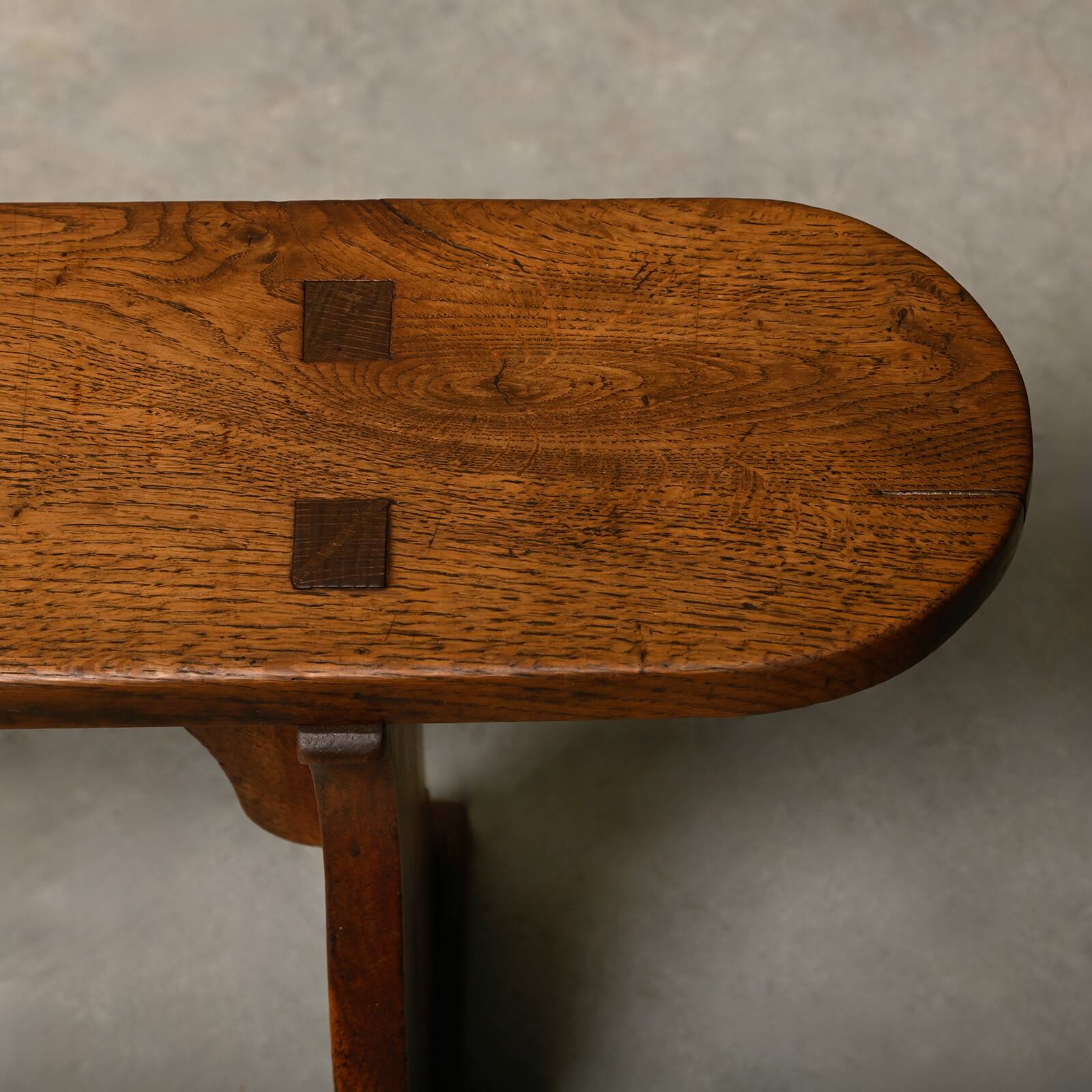 Antique, Primitive and Rustic Farm Benches in solid Oak, France 1920's
