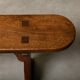 Antique, Primitive and Rustic Farm Benches in solid Oak, France 1920's