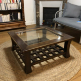 Table basse wengé bois de très bonne qualité, 0,80 m * 0,80 m