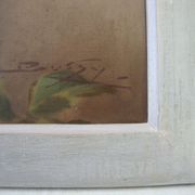 Ancient oil painting on canvas