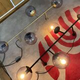 Set of 2 orb wall lamps