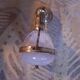 Chandelier, 1920s Holophane pendant light