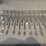 6 silver plated table forks Christofle Concorde 20.7cm