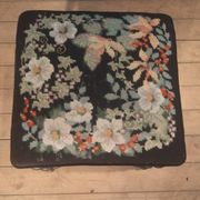 Blackened turned wooden stool '1900'