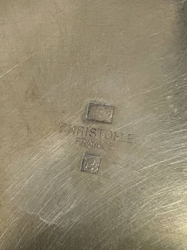 Seau à champagne Christofle métal doré modèle torsade