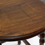 French Provincial Rustic Oak Stool, circa 1900
