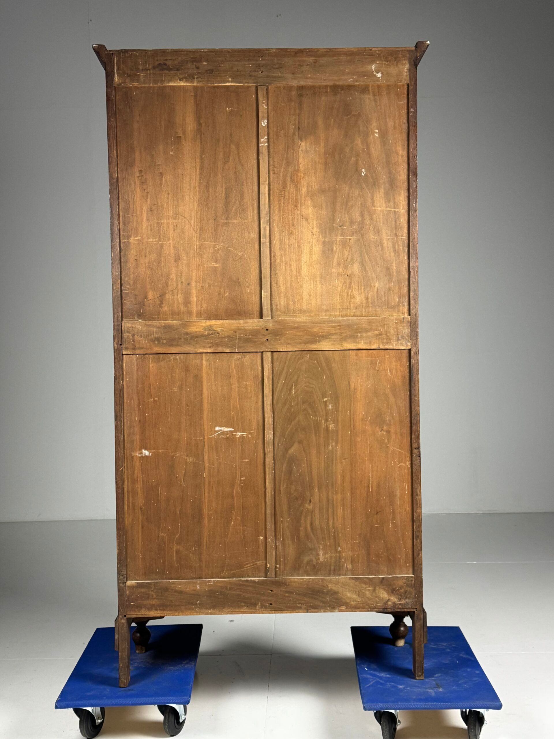 Antique archive cabinet with roller doors