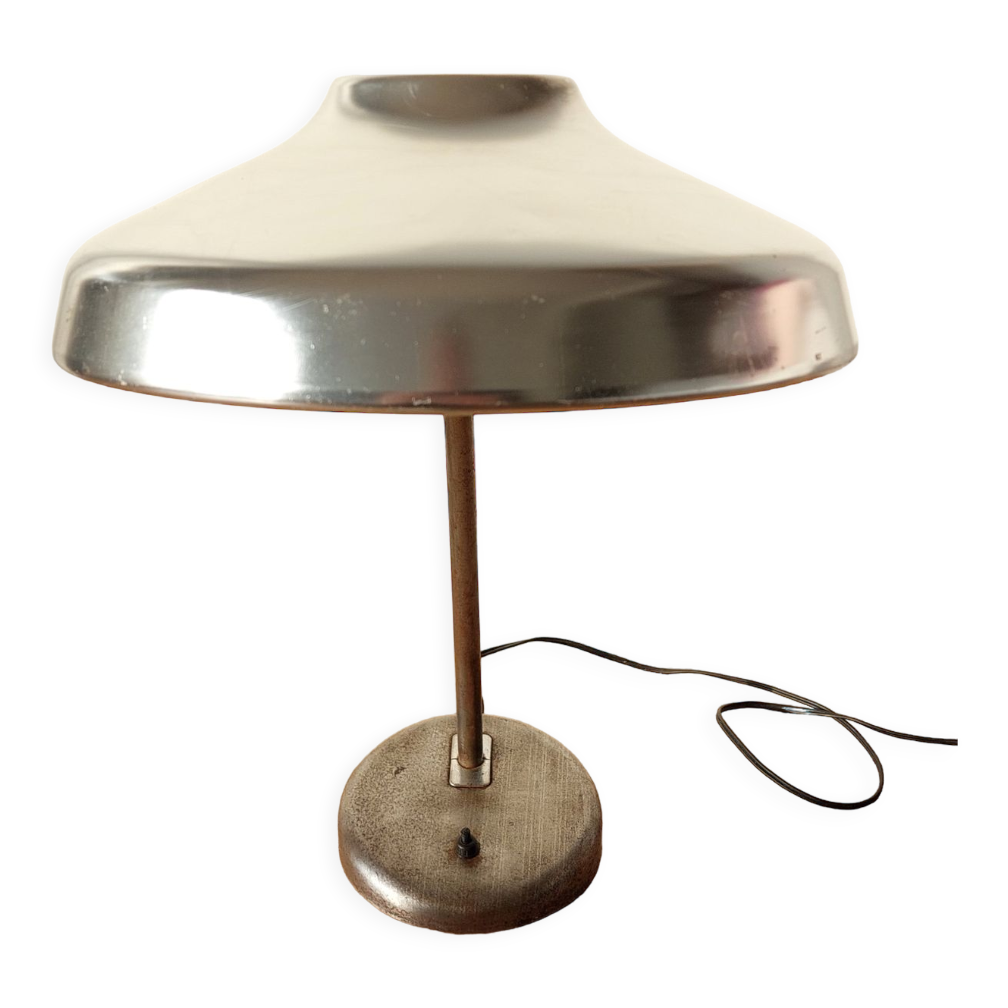 Industrial desk lamp style flying saucer, 1960.