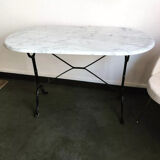 Oval bistro table