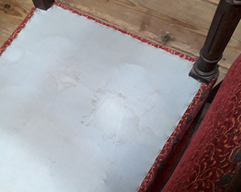 Series of 6 reupholstered Renaissance style chairs