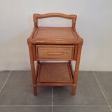 Rattan bedside cabinet