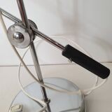 Articulated desk lamp in chromed metal by André Lavigne for Aluminor 1960