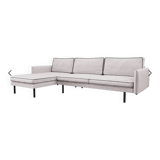 Sia Ester light grey corner sofa, like new