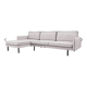 Sia Ester light grey corner sofa, like new
