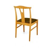 Set of 4 beech chairs, Sweden, 1960