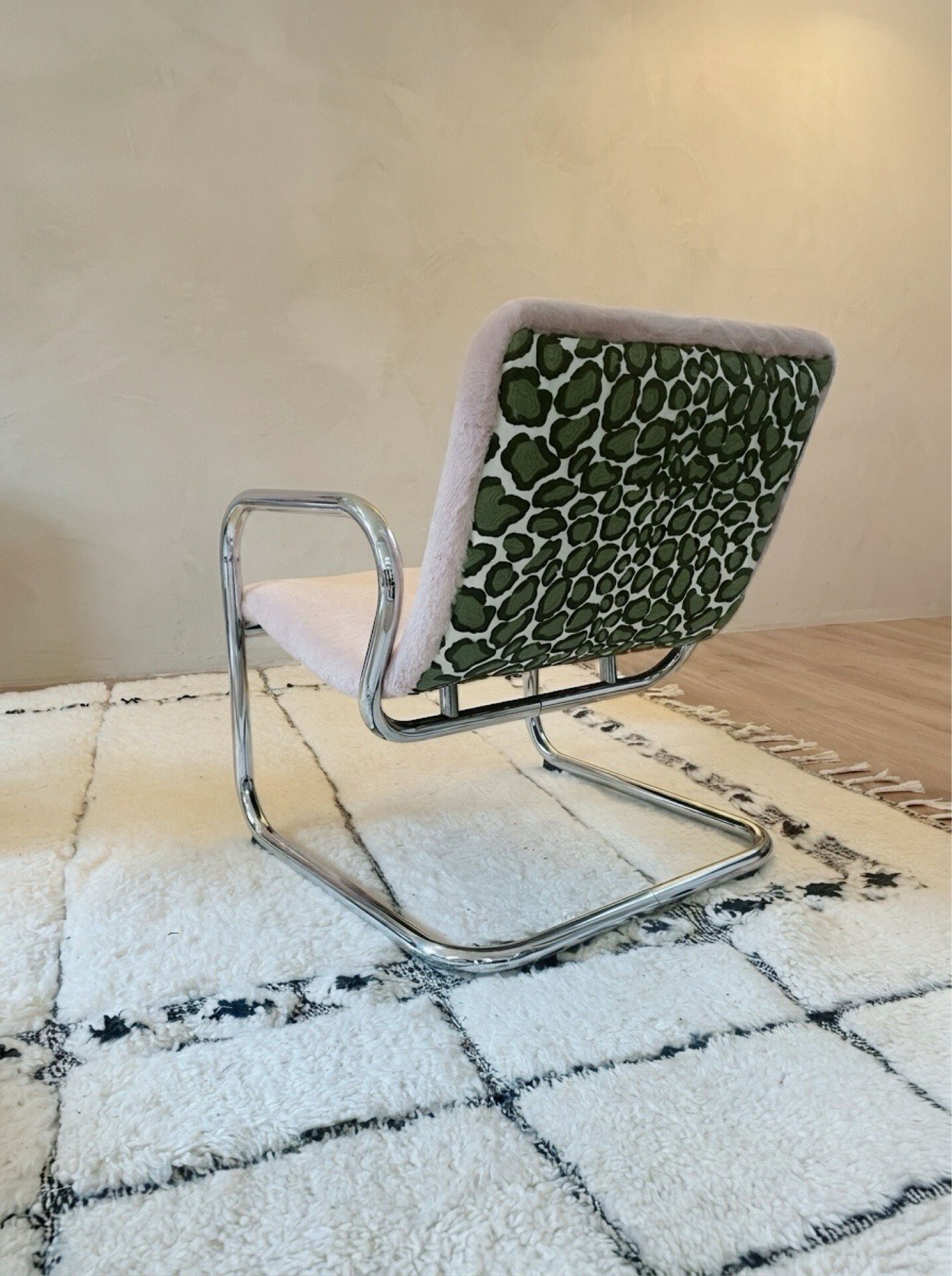 Vintage tubular armchair
