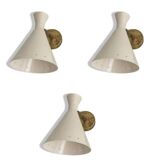 Trio of Italian wall lights from the 1950s