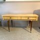 Dressing table in a vintage mirror triptych
