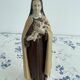 Statue ancienne de Sainte Thérèse de Lisieux, Figurine religieuse en plâtre