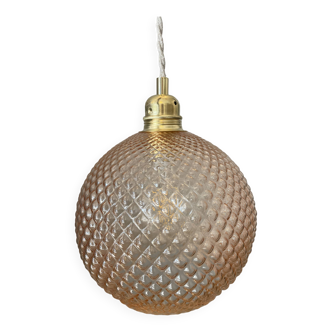 Glass globe lamp