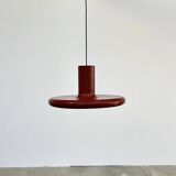 Suspension Lita dôme 58 vintage rouge brique