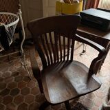 Classic vintage swivel office armchair (1950s–1970s)