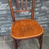 Suite de 4 chaises de bistrot Baumann vintage