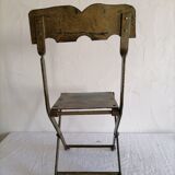 Chaise d'enfant en fer forgé. XIXème