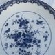 Plate of delft blue collection in porcelain ruks vintage museum