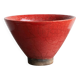 Cracked "Sang de Boeuf" bowl, glazed, early 20th century