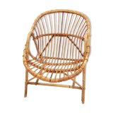 Armchair in rattan