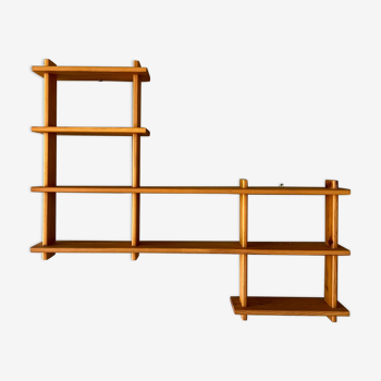 Modernist pine shelf bookcase Regain