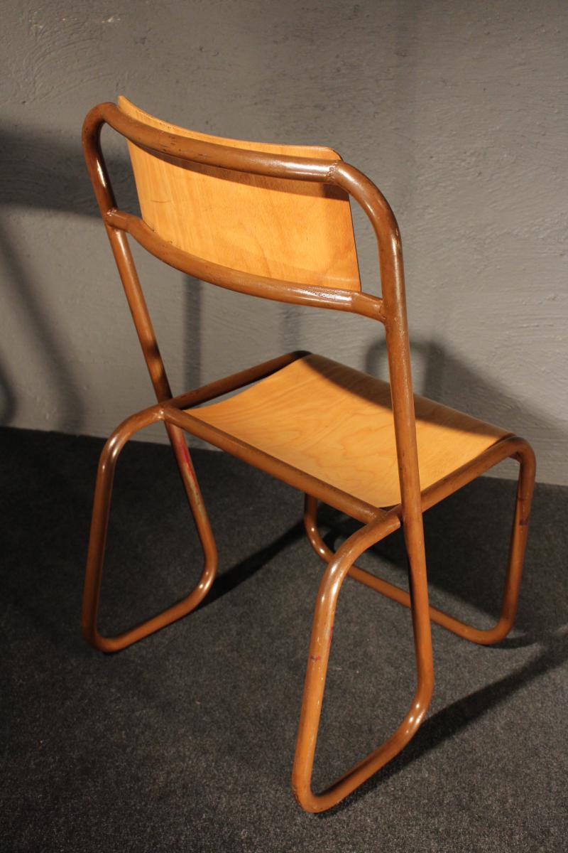 Lot de 6 chaises années 40