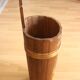 Handmade handpainted wooden umbrella stand - Vintage