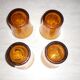 4 verres ambré Duralex vintage