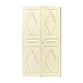 Double portes de passage en sapin patiné XIX siècle