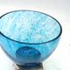 Large glass bowl RCR Colle - snail base in silver 925 by Carapelli & Miniati