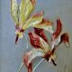 Magnificent Legras Art Nouveau vase from 1900 in frosted enamelled glass.