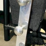 Vintage chrome metal wall hook