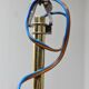 Vintage gold coloured pendant light
