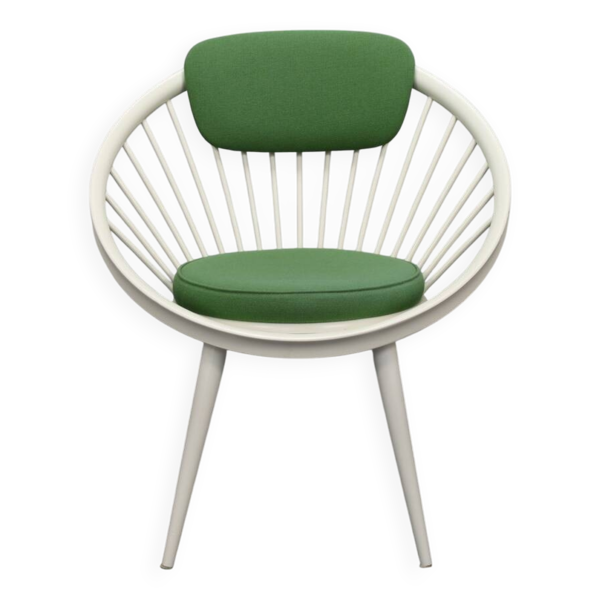 Chaise Cercle par Yngve Ekström pour Suédois, 1960s