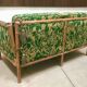 Convertible Two-Seater Sofa / Daybed in Bamboo Style, France 1960s