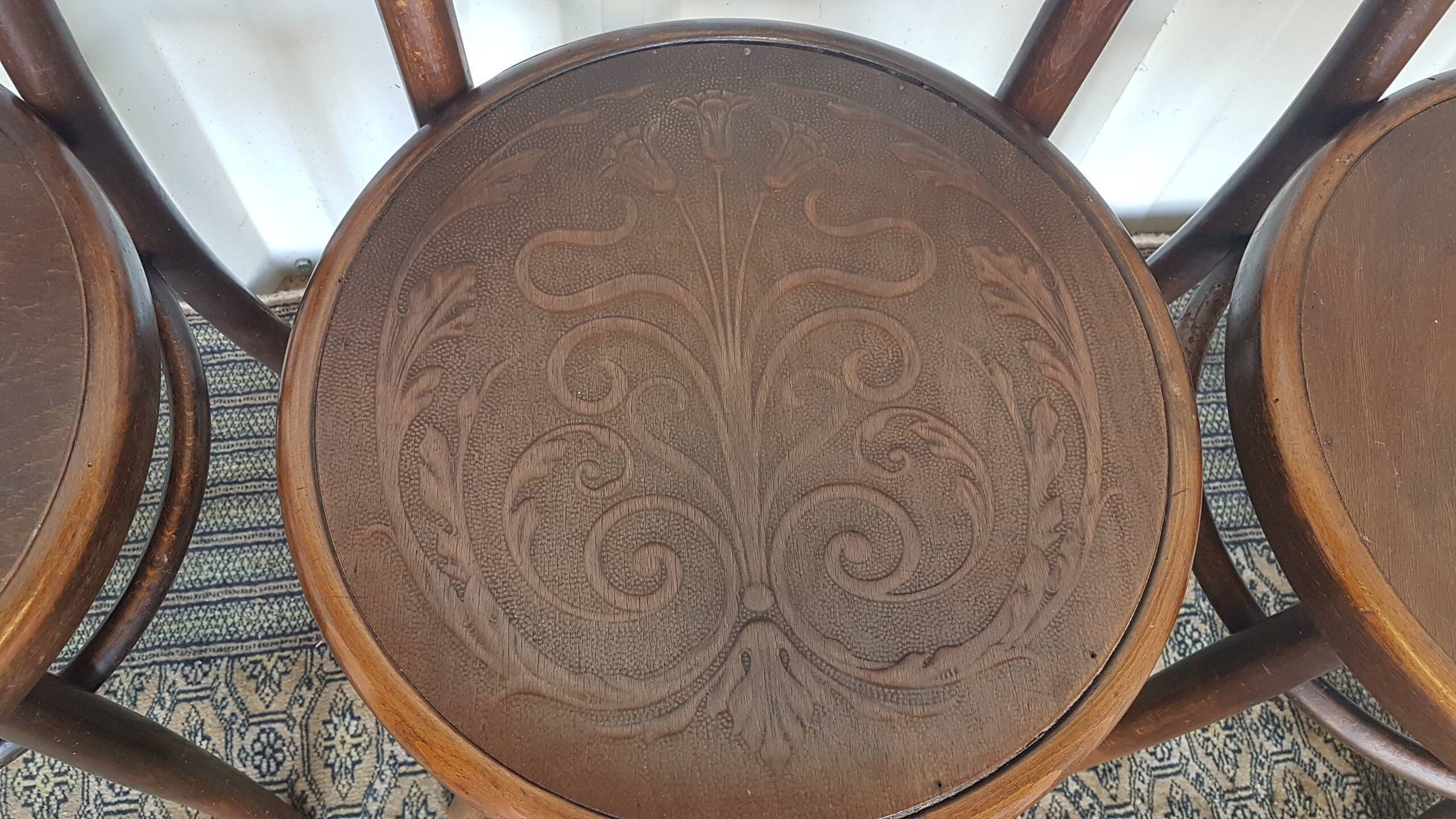 Set of 4 chairs, fischel 1900